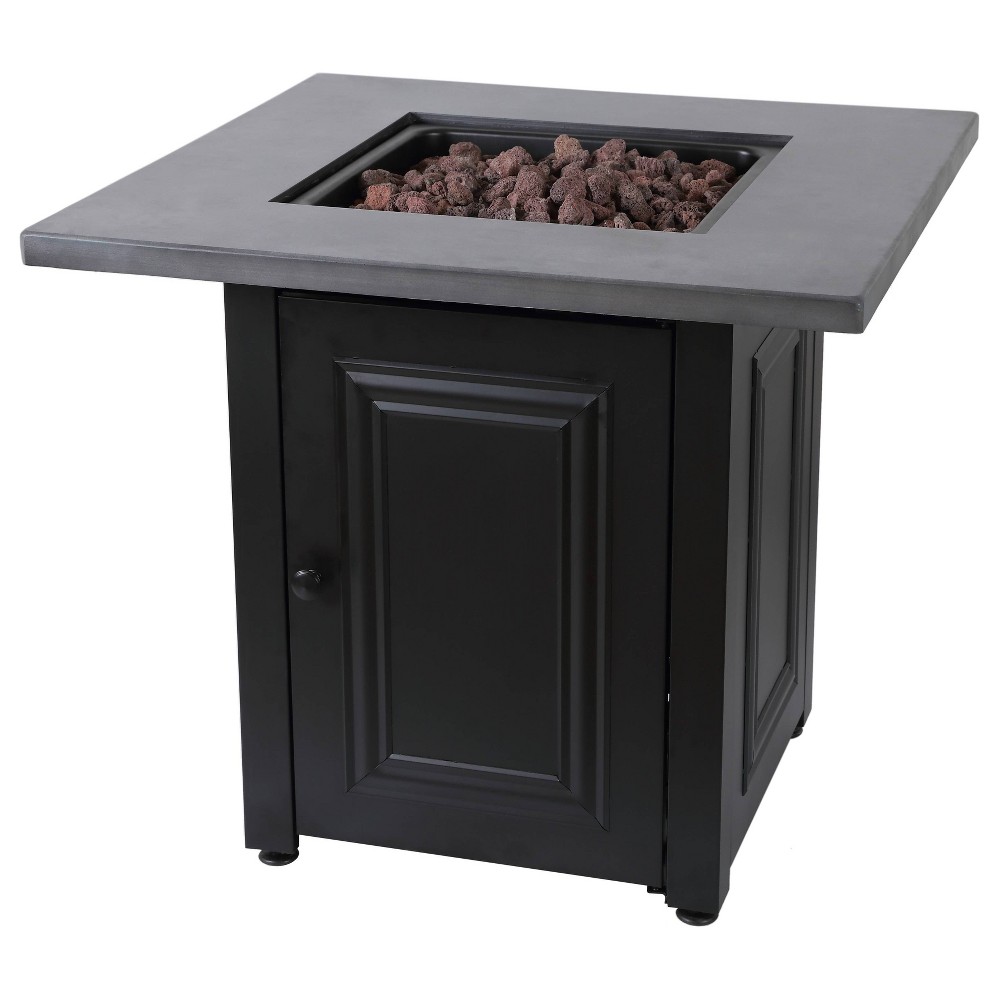 Photos - Electric Fireplace Endless Summer The Wakefield 28" Square LP Gas Outdoor Fire Pit Black
