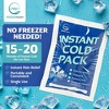 Allsett Health Instant Ice Cold Pack (6” x 4.5”) - Disposable Instant Ice Packs for Injuries | Cold Compress Ice Pack for Pain Relief, Blue - 3 of 4