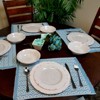 Gibson Studio California Melamine Mauna 12 Piece Dinnerware Set in White - image 4 of 4