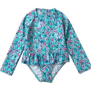 OSHKOSH B'GOSH Toddlers and Baby Girls' One Piece Swimsuit Rashguard - 1 of 3