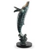 SPI Home Brass Large Humpback Whale Figurine – 16" Majestic Marine Sculpture for Nautical Home Decor - 3 of 4