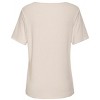 Women's Metallic Trim Short Sleeve Top - LASCANA - 4 of 4