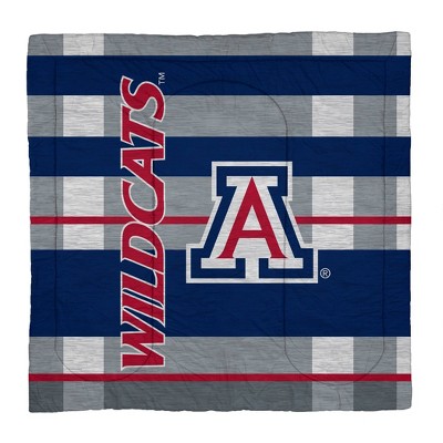 NCAA Arizona Wildcats Heathered Stripe Queen Bedding Set in a Bag - 3pc — фото 2