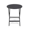 Foldable  Design Patio Bistro Set 2 Piece Outdoor, Patio Table and Chairs Set, Christopher Knight Home Outdoor Furniture - 4 of 4