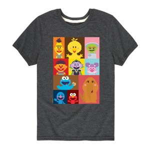 Boys' - Sesame Street - Kawaii Elmo And Friends Short Sleeve Graphic T-Shirt - 1 of 4