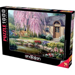 Anatolian Cherry Blossom Cottage 1000 pc   Jigsaw Puzzle 1089 - 1 of 4