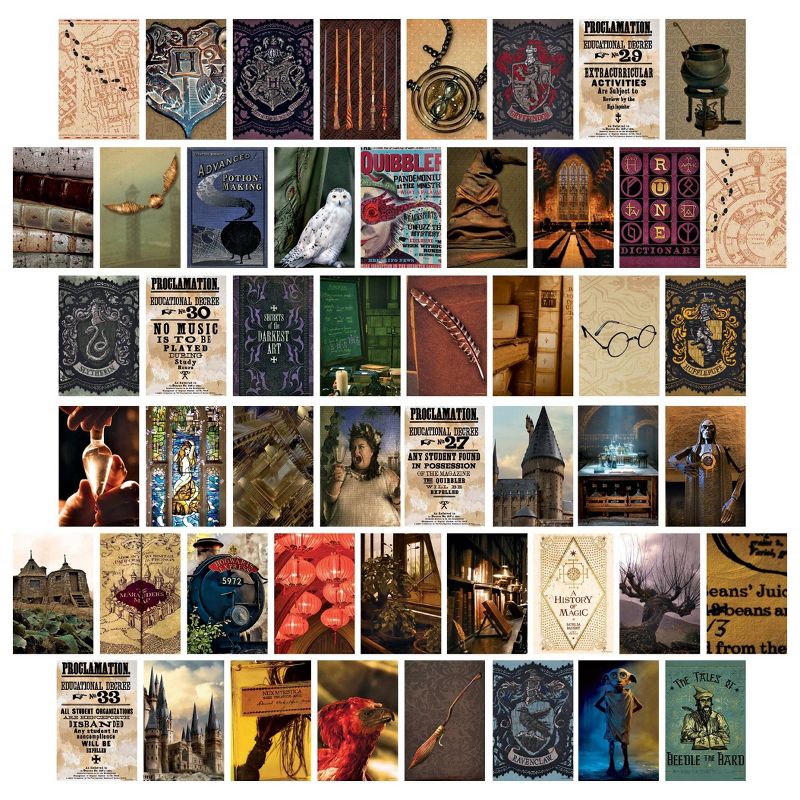 Warner Bros. Harry Potter Hogwarts Collage Kit 4&#34;x6&#34; - Con*Quest Journals, 3 of 9