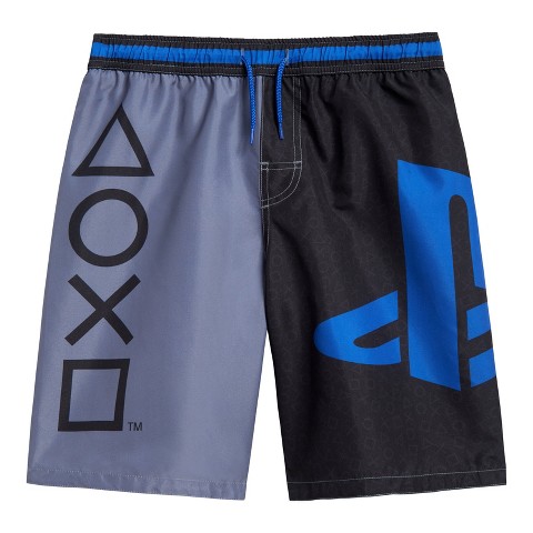 PlayStation Little Boys UPF 50+ Swim Trunks Bathing Suit 5-6