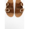 Ovesta - Cognac Brown Suede Leather Slide Sandal (Women) | Forever & Always Shoes - 2 of 4