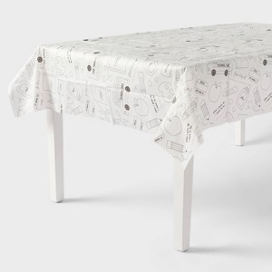 First Day of School Color Your Own Table Cover, Teacher Supplies - Spritz™ - 1 of 2