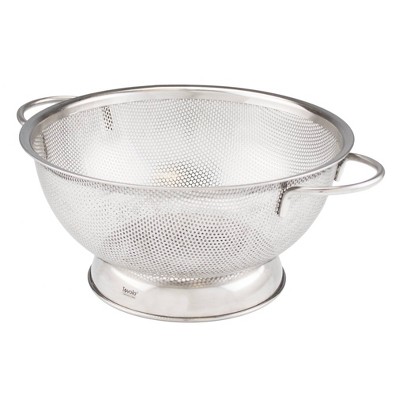 Tovolo Stainless Steel Perforated Colander Large (2.5qt) Silver