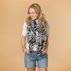 Design Imports Urban Safari Scarf - Black - 3 of 4