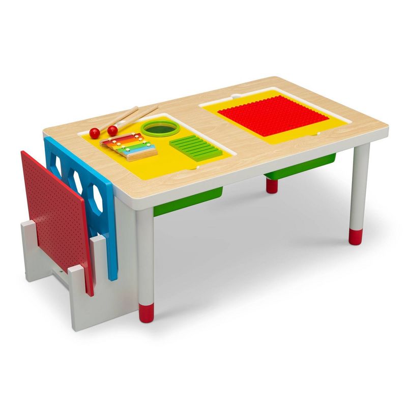 Delta Children Kids&#39; Play and Learn Sensory Table - Use as Sand Table/Sensory Table/Activity Table - White/Primary, 5 of 19