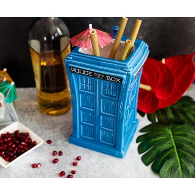 Doctor Who TARDIS Ceramic Coffee Mug - We're All Stories in the End