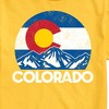 Men's - Instant Message - Retro Colorado Flag Mountains Short Sleeve Graphic T-Shirt - 2 of 4