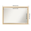 Amanti Art Bethany Beveled Wood Framed Bathroom Vanity Wall Mirror - 3 of 4