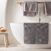 21x34 Textured Bath Mat Gray - Casaluna™