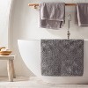 21x34 Textured Bath Mat Washed Black - Casaluna™ : Target