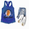 Simply Sage Market Me Wants A Hot Dog Real Bad Cartoon Racerback Tank - 4 of 4