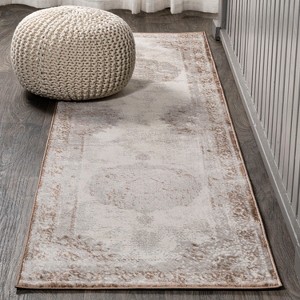 Rosalia Cottage Medallion Indoor Area Rug - JONATHAN Y - 1 of 4