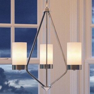 Urban Ambiance Luxury Contemporary Chandelier,  23"H x 21.75"W,  Polished Chrome Finish, UHP2298 - 1 of 4
