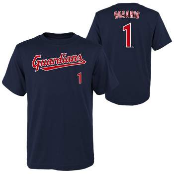 Cleveland Indians Long Sleeve Majestic Size Medium Navy MLB Shirt
