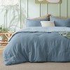 2-3 Pcs Comforter Set - Reversible Imitation Prewashed Fabric, All-Season Down Alt - 2 of 4