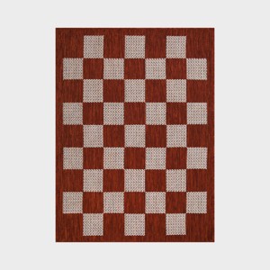 Playa Rug Daisy Rectangle Woven Indoor Outdoor Rugs - 1 of 4