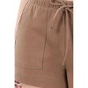 Women's Cotton Drawstring Shorts - ZENANA - 2 of 2