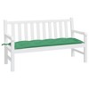 vidaXL Garden Bench Cushion Green 59.1"x19.7"x2.8" Oxford Fabric - 3 of 4