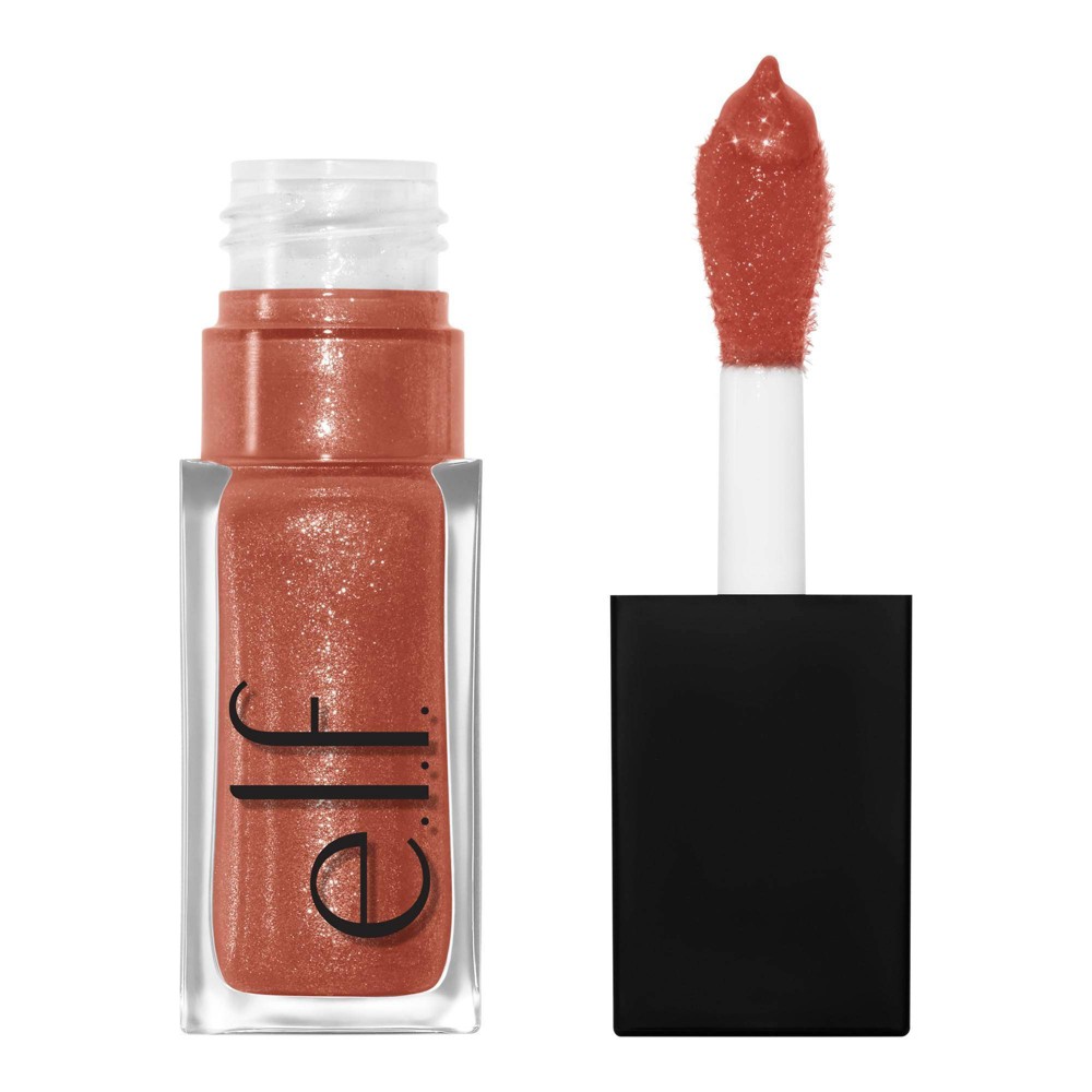 Photos - Other Cosmetics ELF e.l.f. Glow Reviver Lip Oil Glimmer - Super-neutral - 0.25 fl oz 