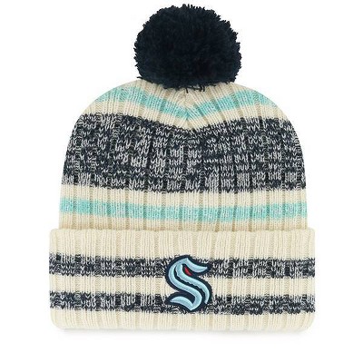 NHL Seattle Kraken Creampuff Knit Beanie