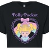 Women's - Polly Pocket - Rainbow And Polly Pocket In Heart Cropped Graphic T-Shirt - 2 of 4