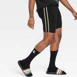 Pride Adult Biker Shorts - Black