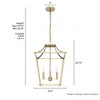 Hunter Fans 15.5" Laurel Ridge Pendant Light Alturas Gold Finish Indoor Ceiling Light - 2 of 4