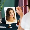 SUGIFT Vanity Makeup Mirror with 16 LED Lights, 7" x 12" Dimmable Touch Vanity Mirror - 2 of 4