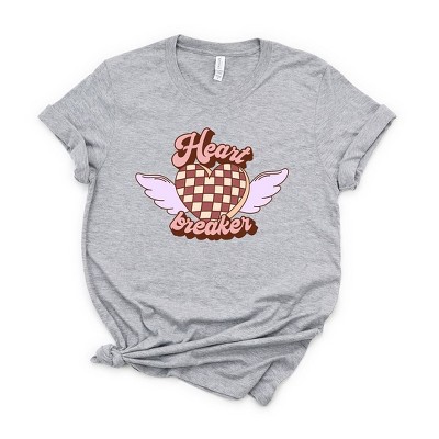 Simply Sage Market Women's Heart Breaker Wings Short Sleeve Graphic Tee