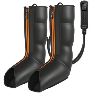QUINEAR Leg Compression Massager, Calf Massager for Circulation and Pain Relief with 3 Modes&3 Intensities,Compression Boots for Leg (no Heat) - 1 of 4