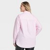 Women's Oversized Long Sleeve Collared Button-Down Shirt - Universal Thread™ - image 2 of 3