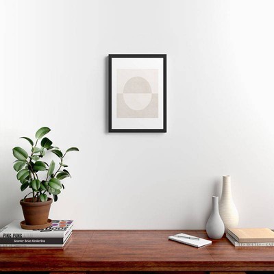 Almost Makes Perfect Round Framed Wall Art - Deny Designs