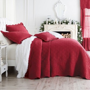 BrylaneHome Florence Bedspread Bedding Collection - 1 of 4