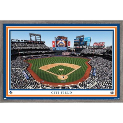 Trends International Mlb New York Mets - Citi Field 22 Framed Wall ...