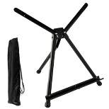SoHo Urban Artist Black Aluminum Tabletop Easel Stand, Portable Easel for Display, Painting Canvas and More