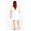 Women's Plus Size Martine Print Dress - blue | CITY CHIC - image 3 of 4