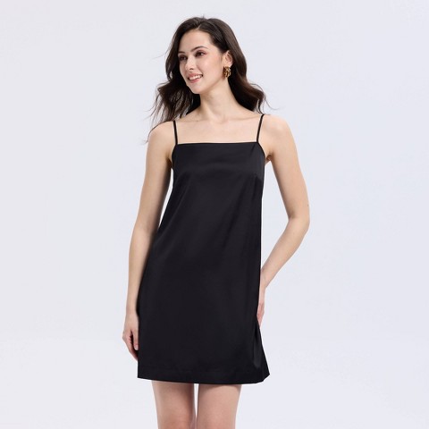 Женские платья A New Day Women's Satin Mini Shift Dress - A New Day™ Black M