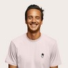 Dalix Astronaut Embroidered Relaxed Heavy Soft Cotton T Shirt Mens - 3 of 4