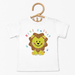 The Juniper Shop Mini Smiley Lion Paws Toddler Short Sleeve Tee - 1 of 4