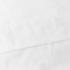 Ellis Classic Tailored Design in a Perma Press Fabric 3" Rod Pocket Tailored Pair with Ties White - 3 of 4