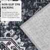 Area Rugs - Machine Washable, Vintage Boho Design, Large Size, Non Slip, Soft Distressed Low Pile Carpet - 2 of 4