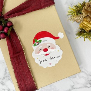 Wrapables Santa Claus Sticker Labels, Christmas Holiday Name Tags for Gifts & Stationery (45pcs) - 1 of 4